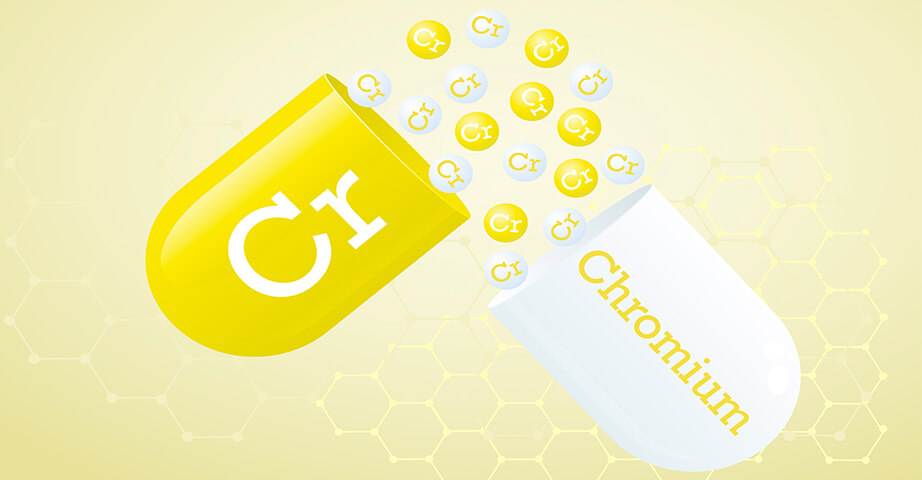 Eigenschaften von Chrom - Chrom nimmt an Stoffwechselprozessen teil. Ein Überschuss an Chrom kann zu Funktionsstörungen der Bauchspeicheldrüse führen, während die Symptome eines Chrommangels Unruhe, Müdigkeit und Muskelschwäche sind.