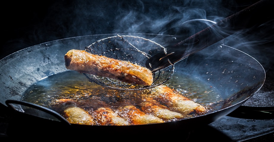 Das Frittieren kann oberflächlich oder frittiert erfolgen.