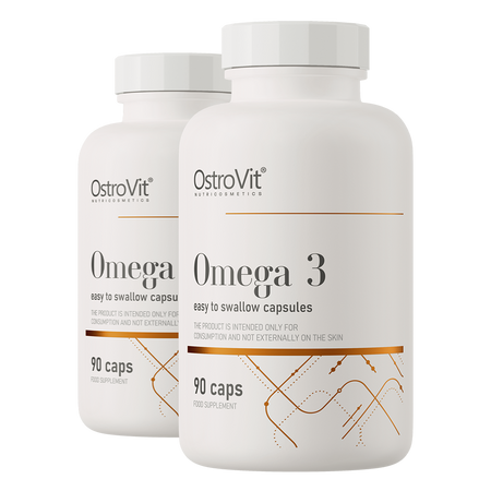 OstroVit Omega 3 Leicht zu schlucken 2 x 90 Kapseln