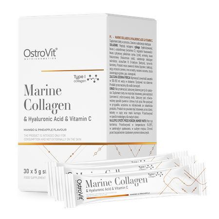 OstroVit Marine Collagen + Hyaluronic Acid + Vitamin C 5 g x 30 BOX