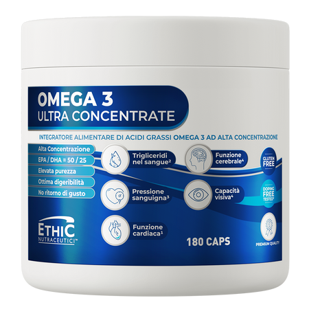 Ethic Nutraceutici™ Omega 3 Ultra Concentrate 180 Kapseln