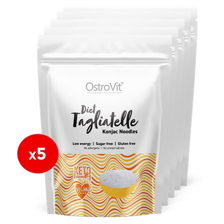 OstroVit Diät Tagliatelle Konjac Nudeln 5 x 400 g