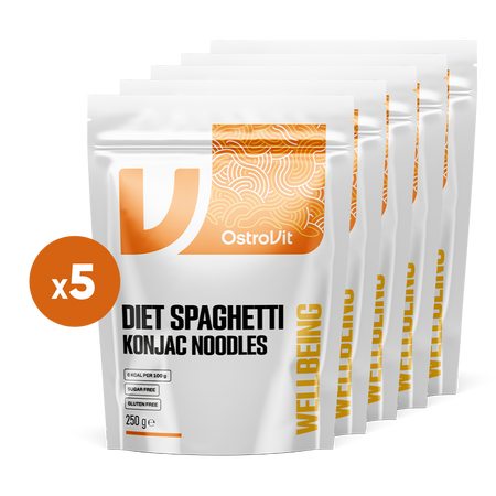 OstroVit Diet Spaghetti Konjac Noodles 5 x 250 g