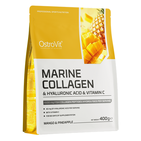 OstroVit Meereskollagen + Hyaluronsäure + Vitamin C 400 g