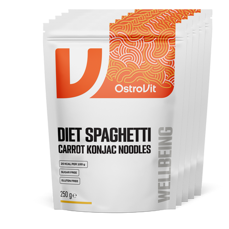 OstroVit Diät Spaghetti Karotte Konjac-Nudeln 5 x 250 g