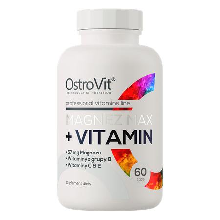 OstroVit Magnesium MAX + Vitamin 60 Tabletten