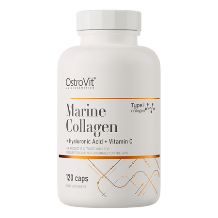 OstroVit Marines Kollagen + Hyaluronsäure + Vitamin C 120 Kapseln