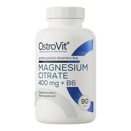 OstroVit Magnesiumcitrat 400 mg + B6 90 Tabletten