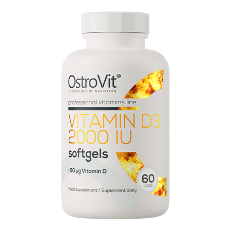 OstroVit Vitamin D3 2000 IU 60 Kapseln