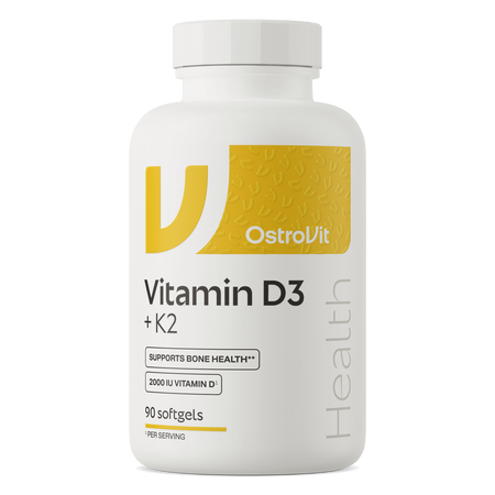 OstroVit Vitamin D3 + K2 90 Kapseln