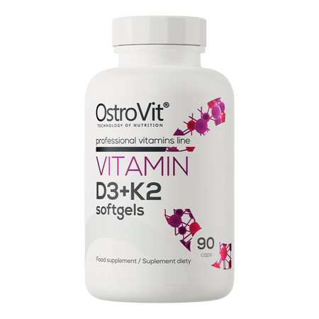 OstroVit Vitamin D3 + K2 90 Kapseln