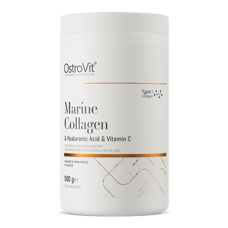 OstroVit Marine Collagen + Hyaluronic Acid + Vitamin C 500 g