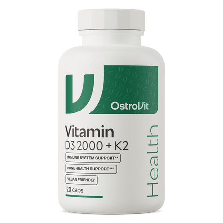 OstroVit Vitamin D3 2000 IU + K2 VEGE 120 Kapseln