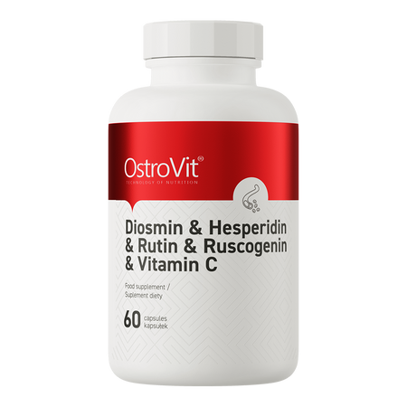 OstroVit Diosmin + Hesperidin + Rutin + Ruskogenin + Vitamin C 60 Kapseln