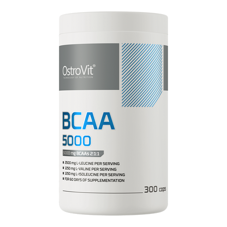 OstroVit BCAA 5000 mg 300 Kapseln