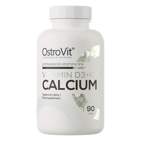 OstroVit Vitamin D3 + K2 + Calcium 90 Tabletten