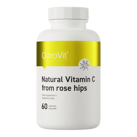 OstroVit Natürliches Wildrose-Vitamin C 60 Kapseln