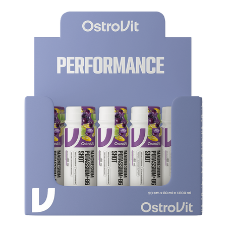 OstroVit Magnesium Kalium + B6 Shot 20 x 80 ml