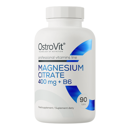 OstroVit Magnesiumcitrat 400 mg + B6 90 Tabletten